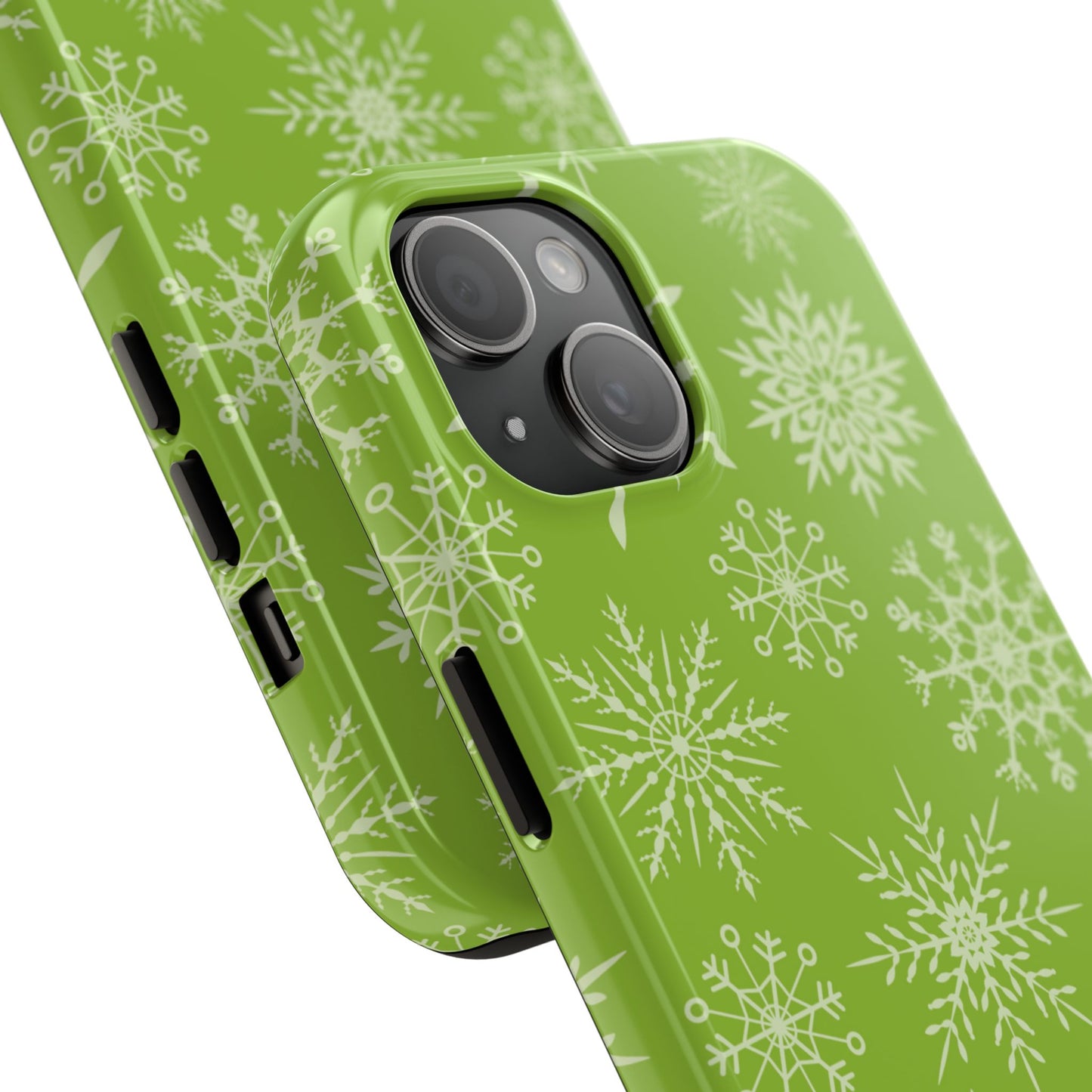 Green Snowflake Pattern – iPhone Series Case