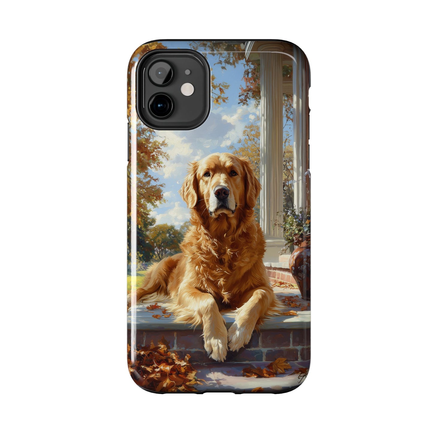 Golden Retriever Autumn Serenity - iPhone Series Case