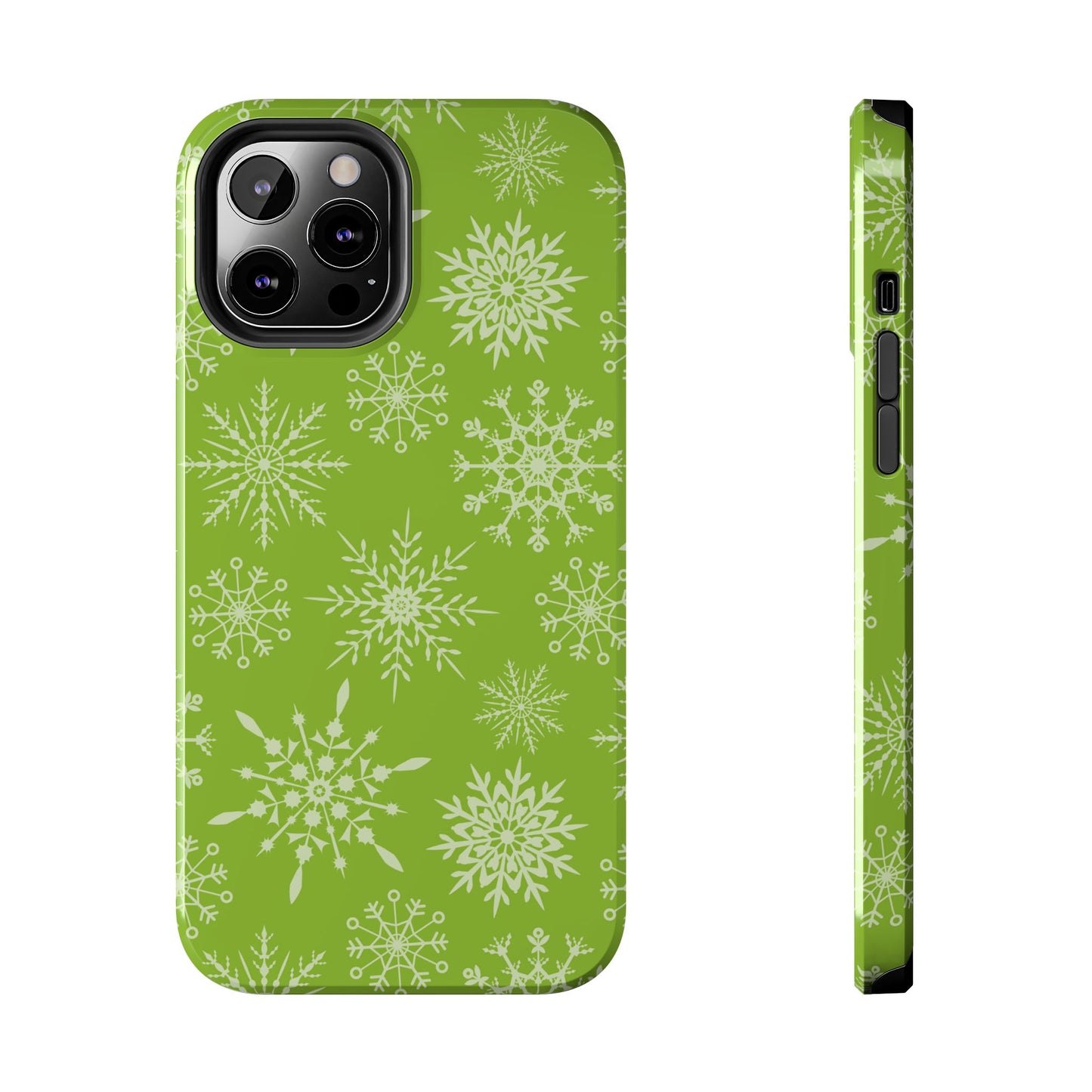 Green Snowflake Pattern – iPhone Series Case