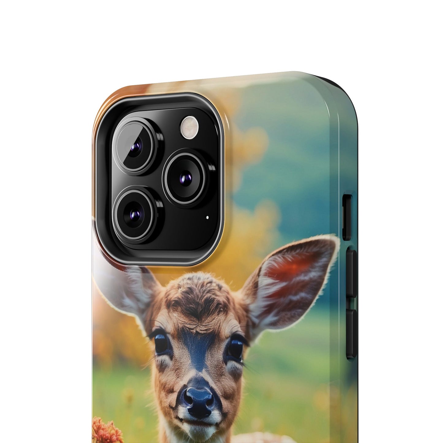 Golden Meadow Fawn iPhone Case