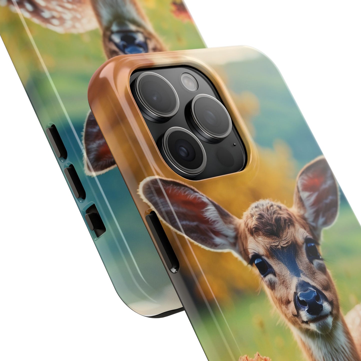 Golden Meadow Fawn iPhone Case