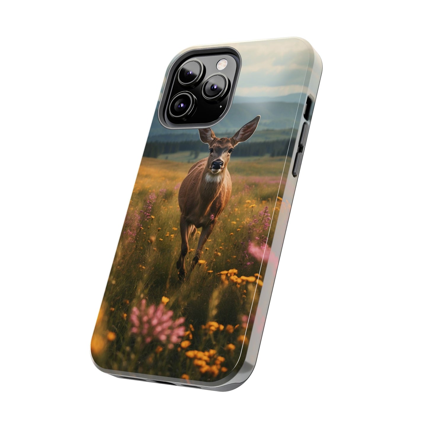 Rustic Meadow Deer – iPhone Case