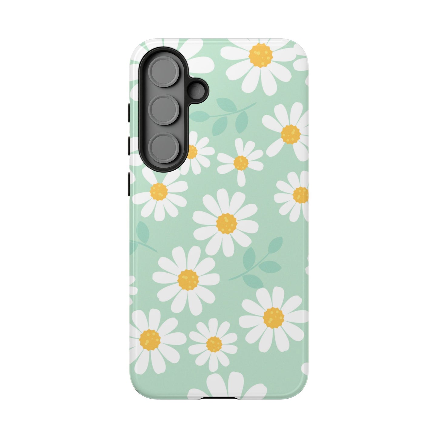 Charming Daisy Floral Tough Samsung Galaxy Case – Spring Pastel Design, Shockproof & Slim