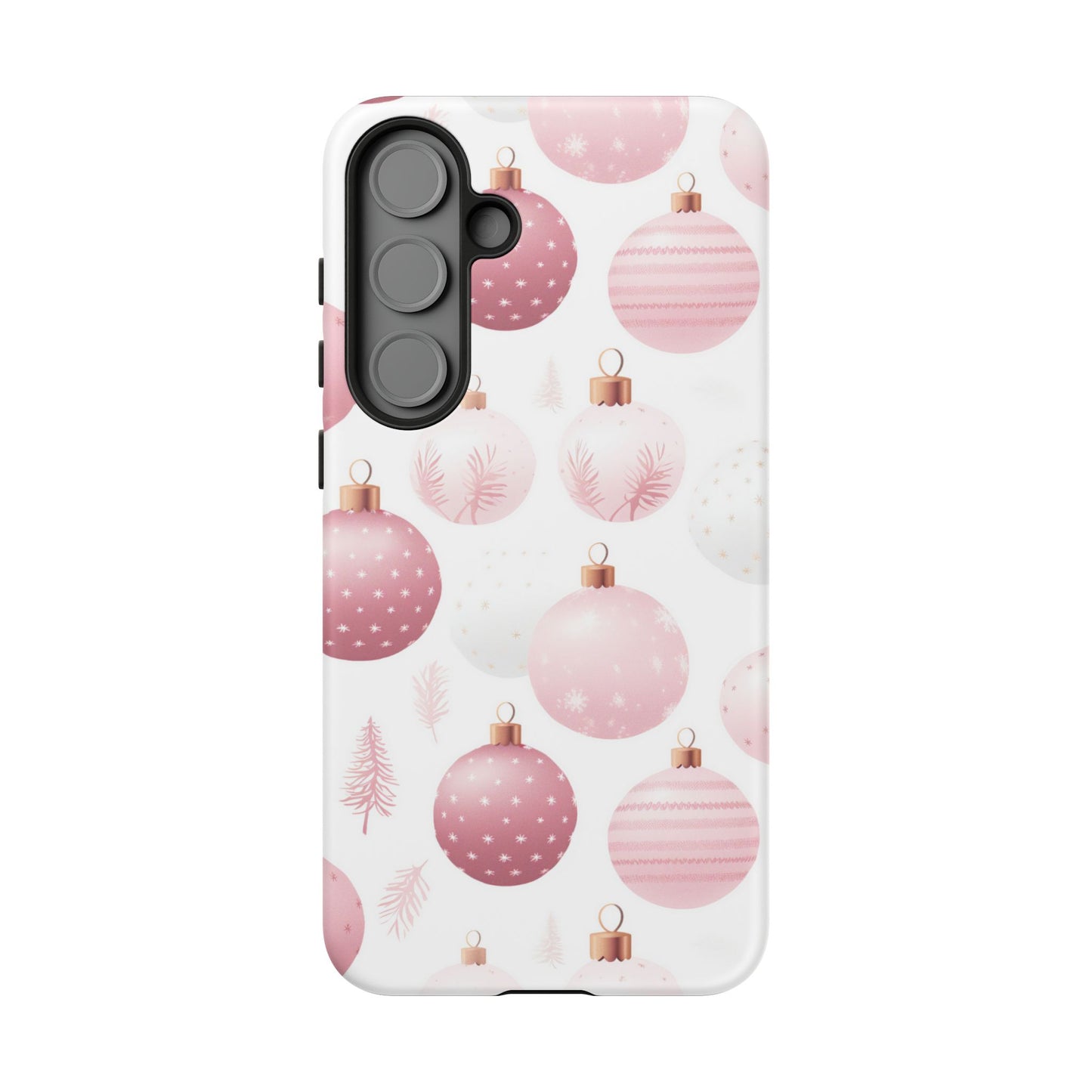 Samsung Galaxy Case: Merry in Pink – Christmas Balls