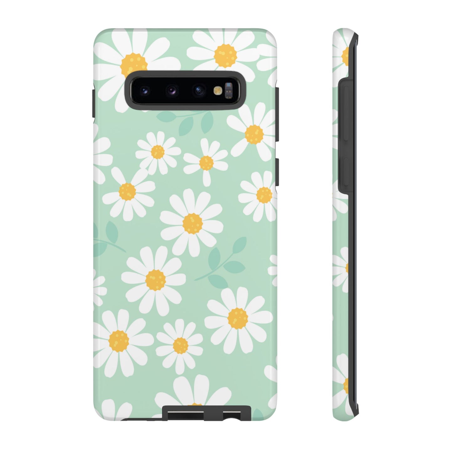 Charming Daisy Floral Tough Samsung Galaxy Case – Spring Pastel Design, Shockproof & Slim