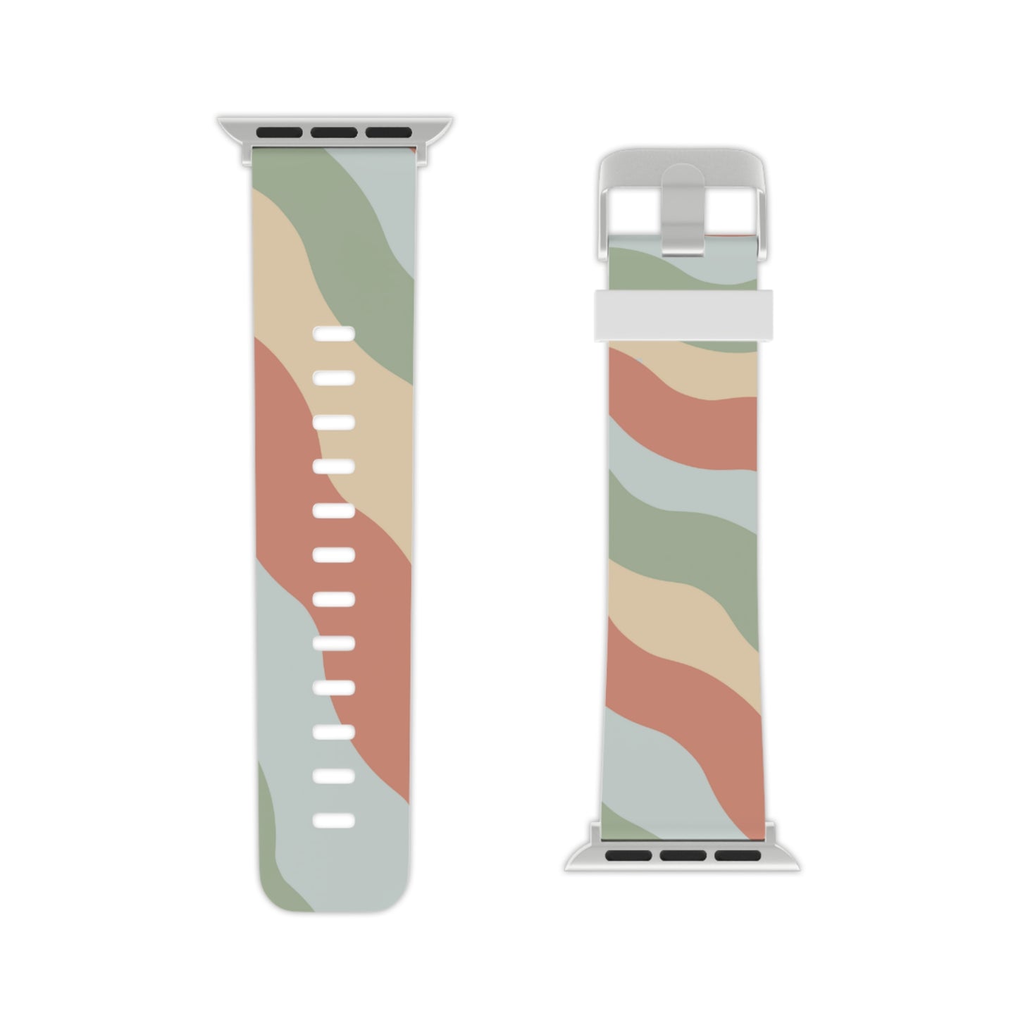 Earthy Retro Waves Apple Band