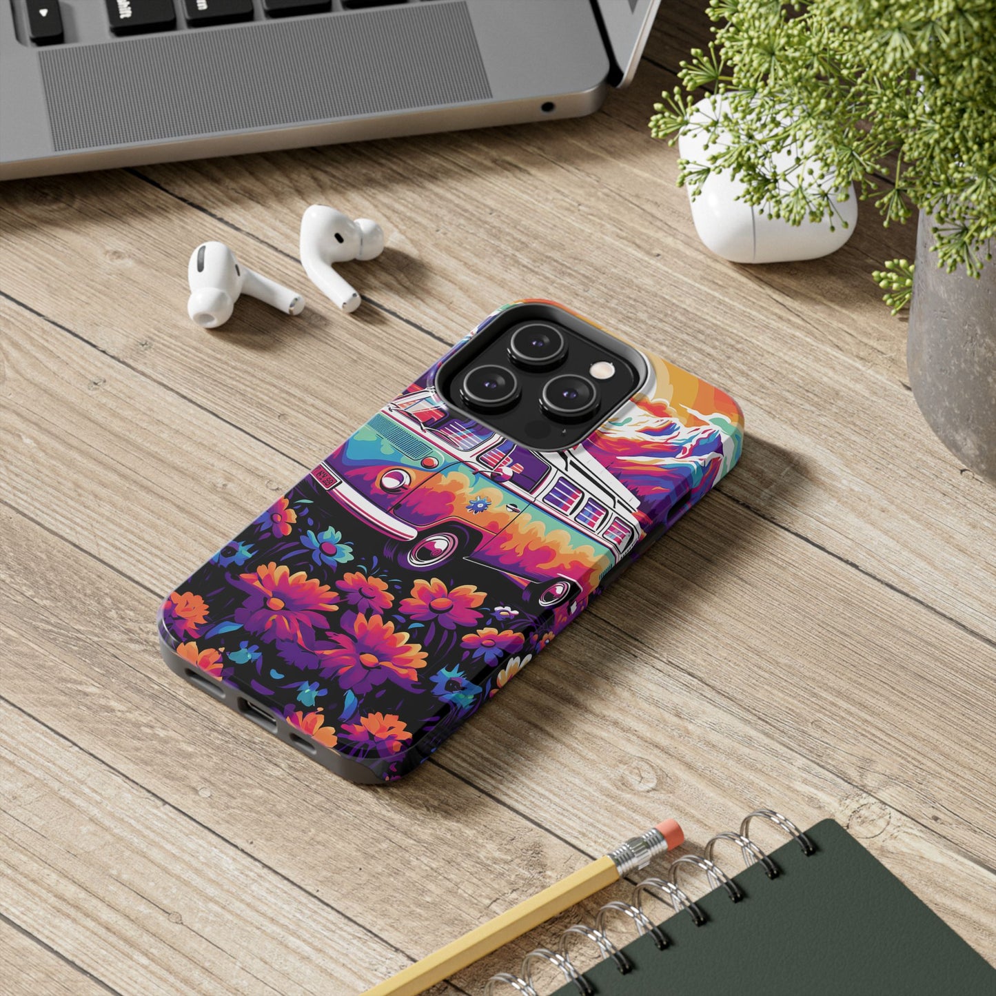Groovy Floral Sunset Van – iPhone Series Case