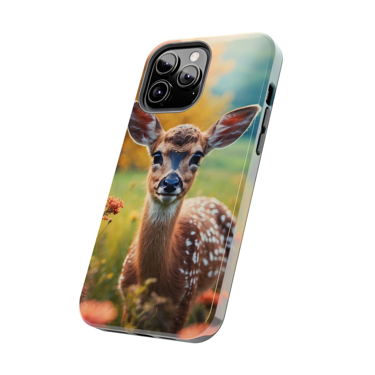 Golden Meadow Fawn iPhone Case