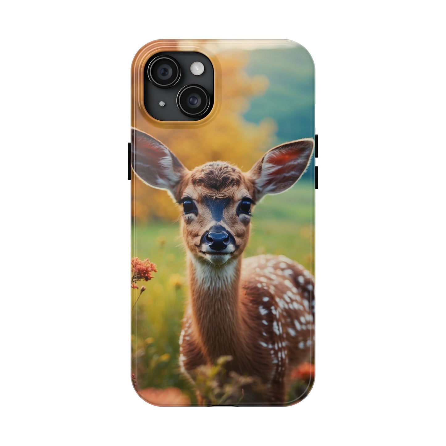 Golden Meadow Fawn iPhone Case