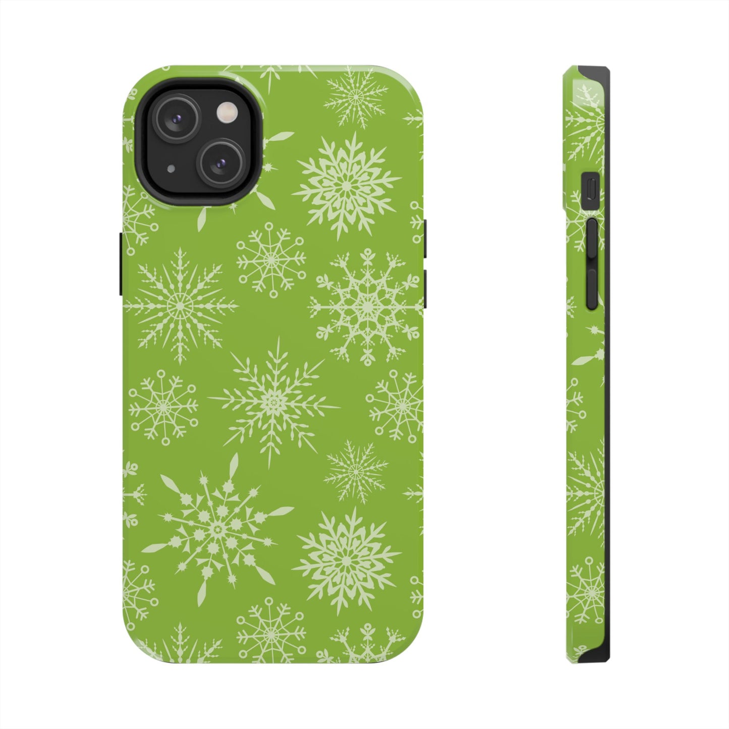 Green Snowflake Pattern – iPhone Series Case