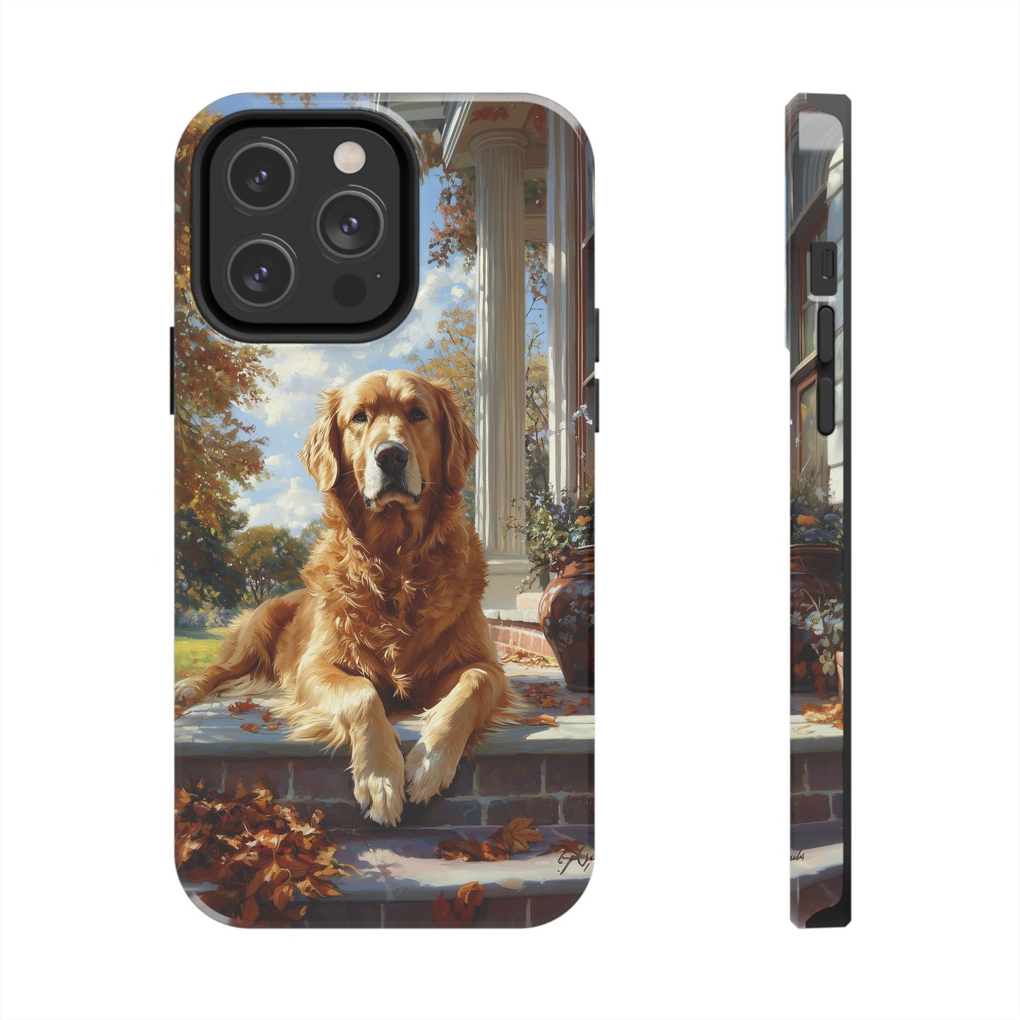 Golden Retriever Autumn Serenity - iPhone Series Case