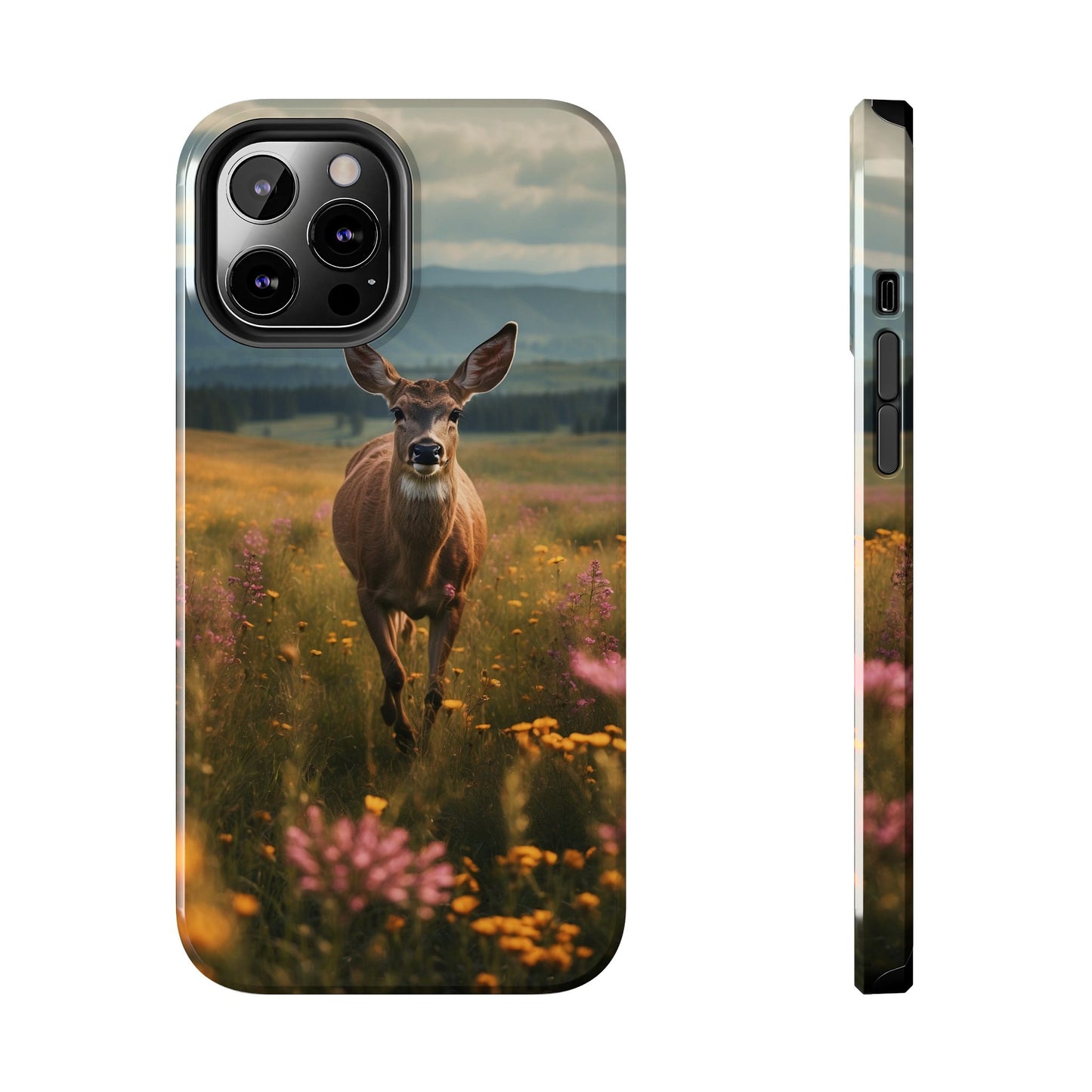 Rustic Meadow Deer – iPhone Case