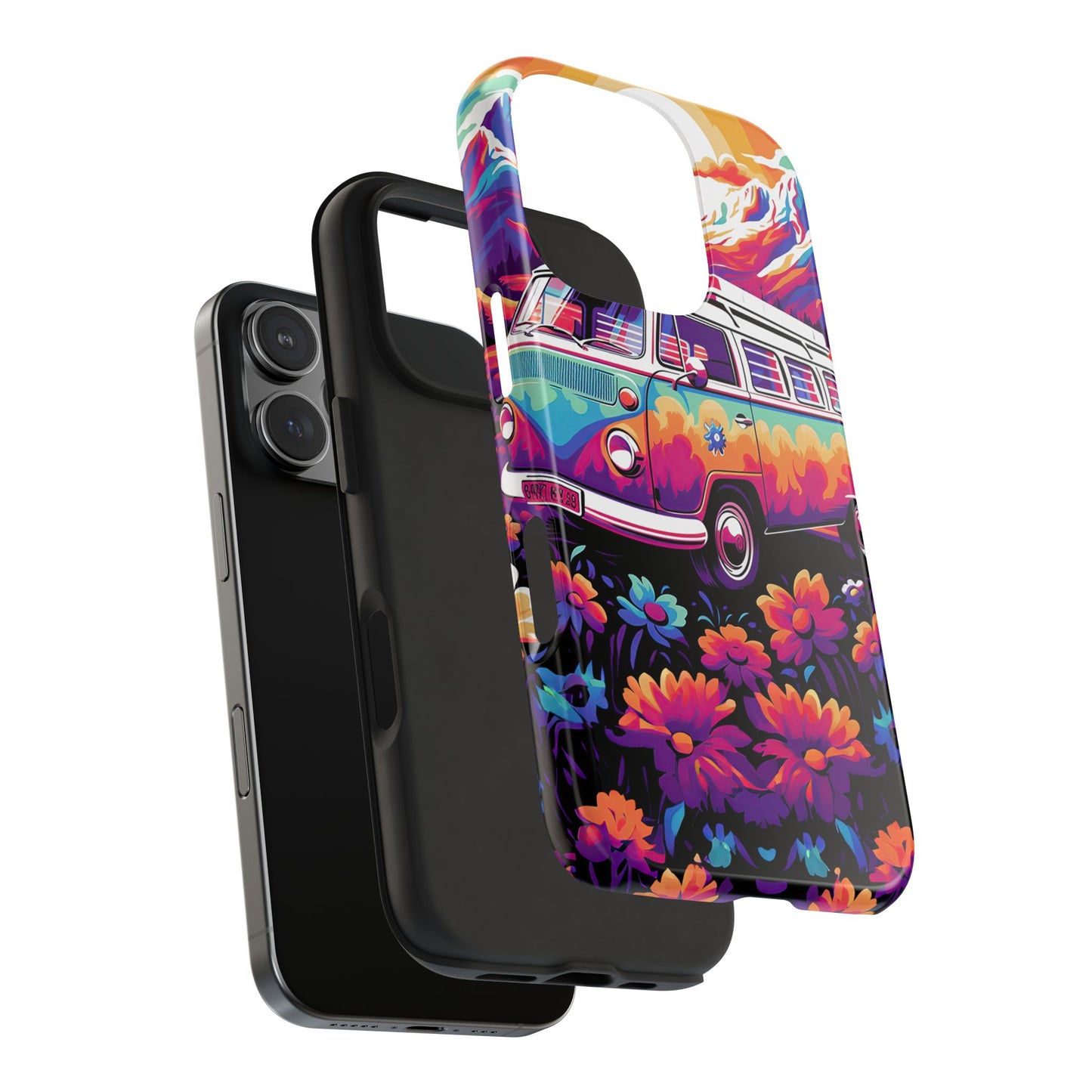 Groovy Floral Sunset Van – iPhone Series Case