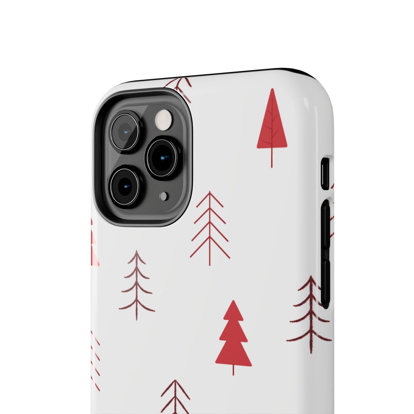 Scandi Red Pine Trees - iPhone Series Case