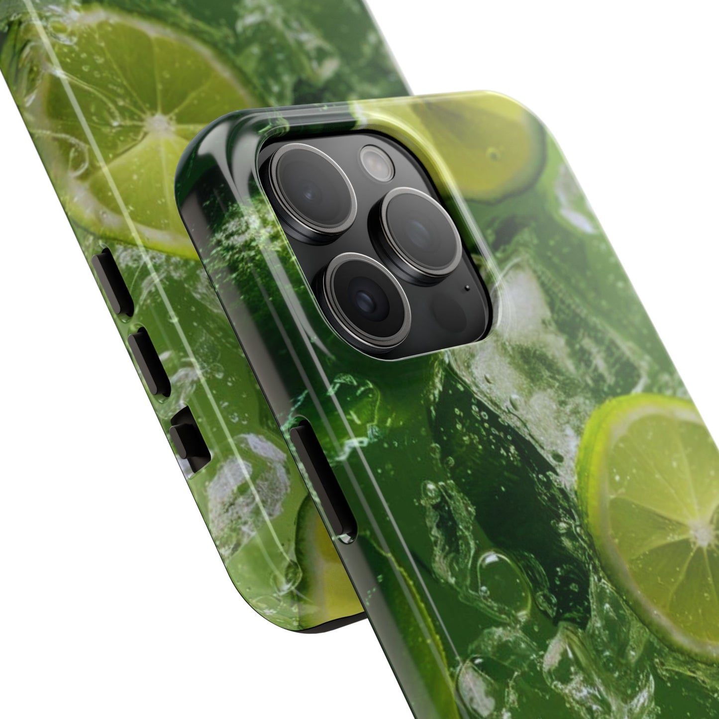 Refreshing Lime Splash iPhone Case – Tough Protection, Vivid Dual - Layer Design - BOGO Cases