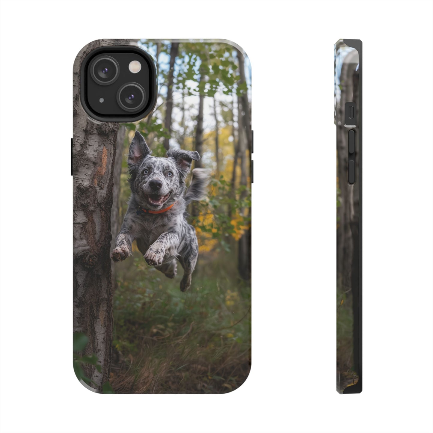 Happy Forest Dog iPhone Case – Nature-Inspired Protective Cover