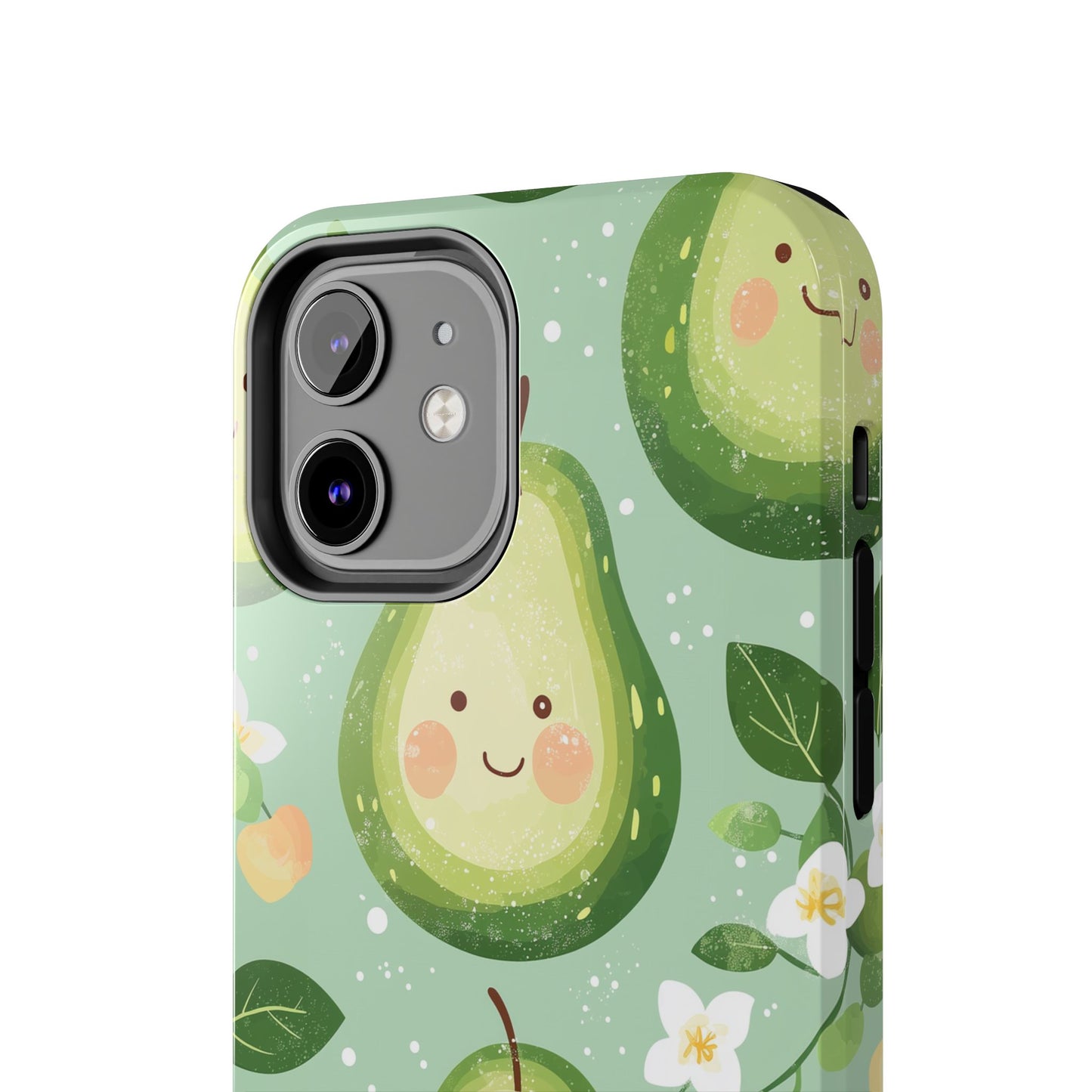 Smiling Avocados Tough iPhone Case – Cute Avocado Design, Dual - Layer Protection - BOGO Cases
