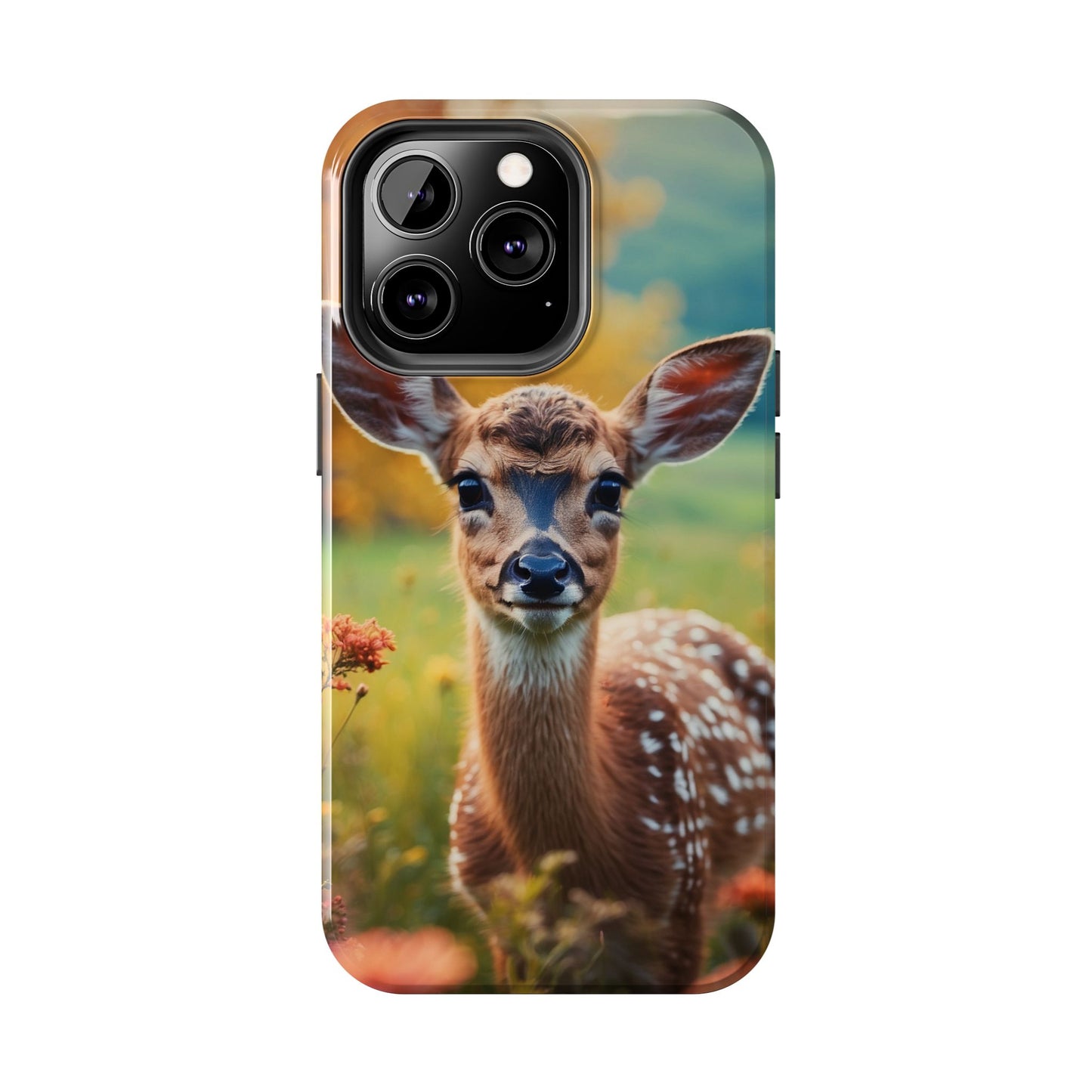 Golden Meadow Fawn iPhone Case