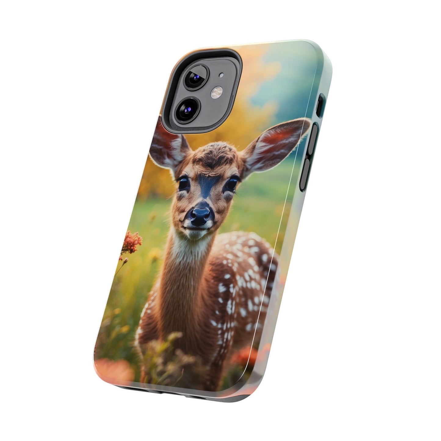 Golden Meadow Fawn iPhone Case