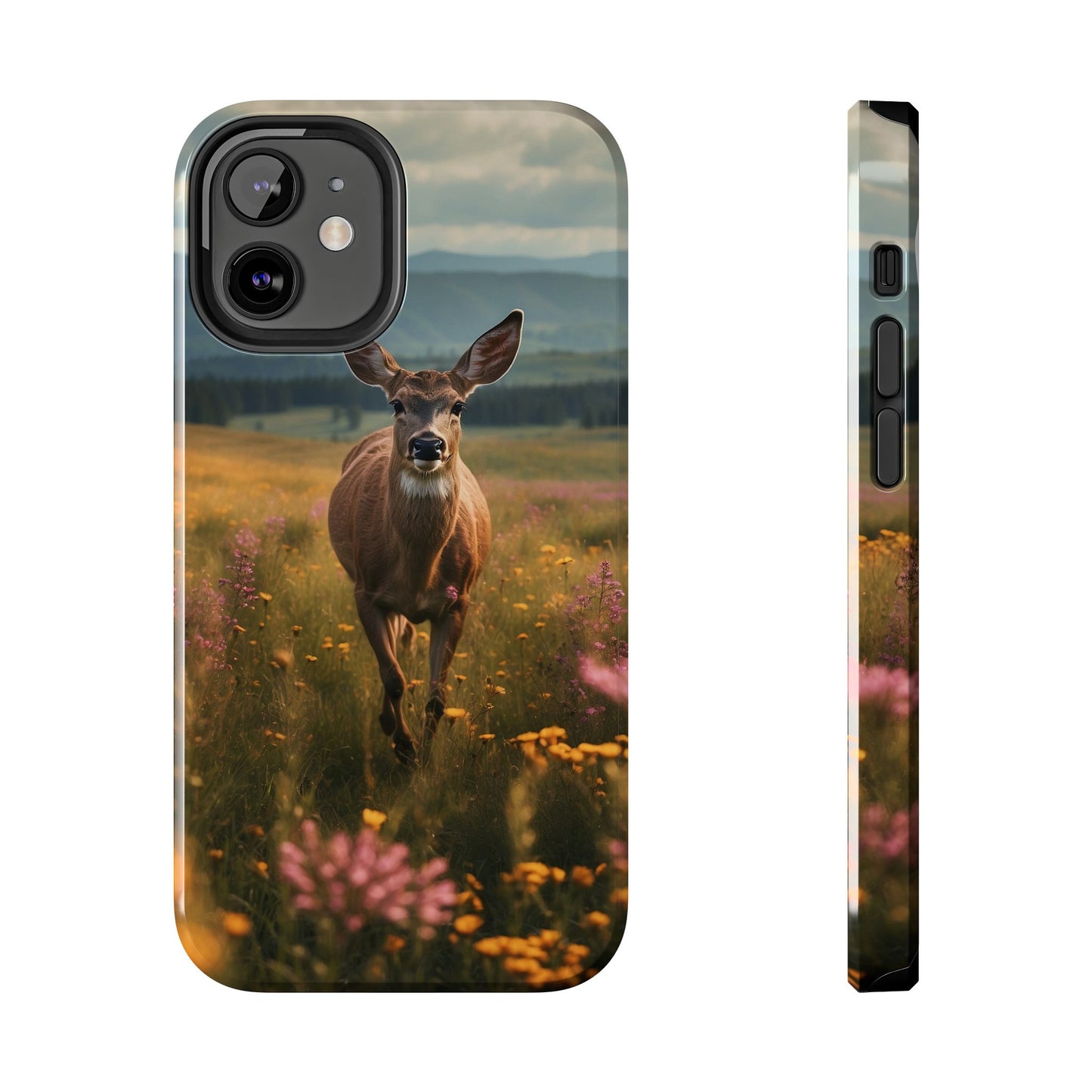 Rustic Meadow Deer – iPhone Case