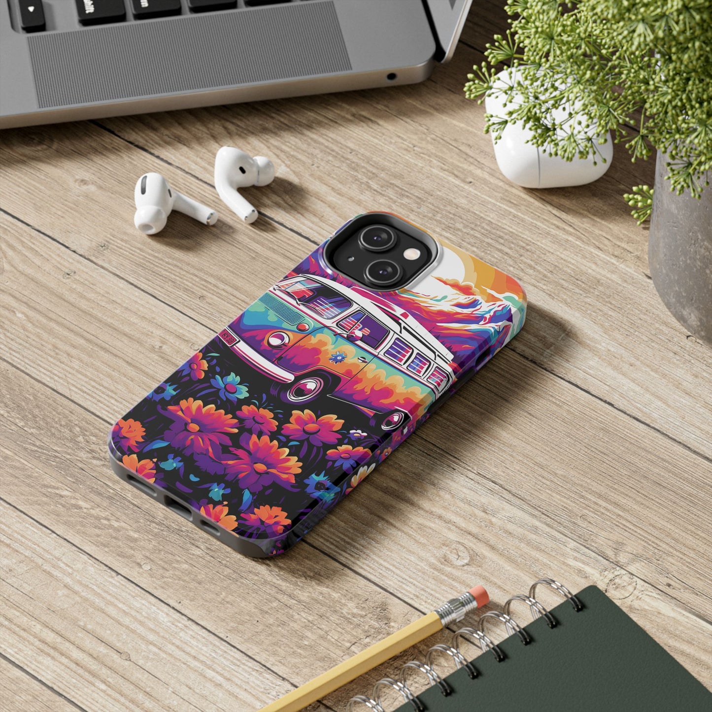 Groovy Floral Sunset Van – iPhone Series Case