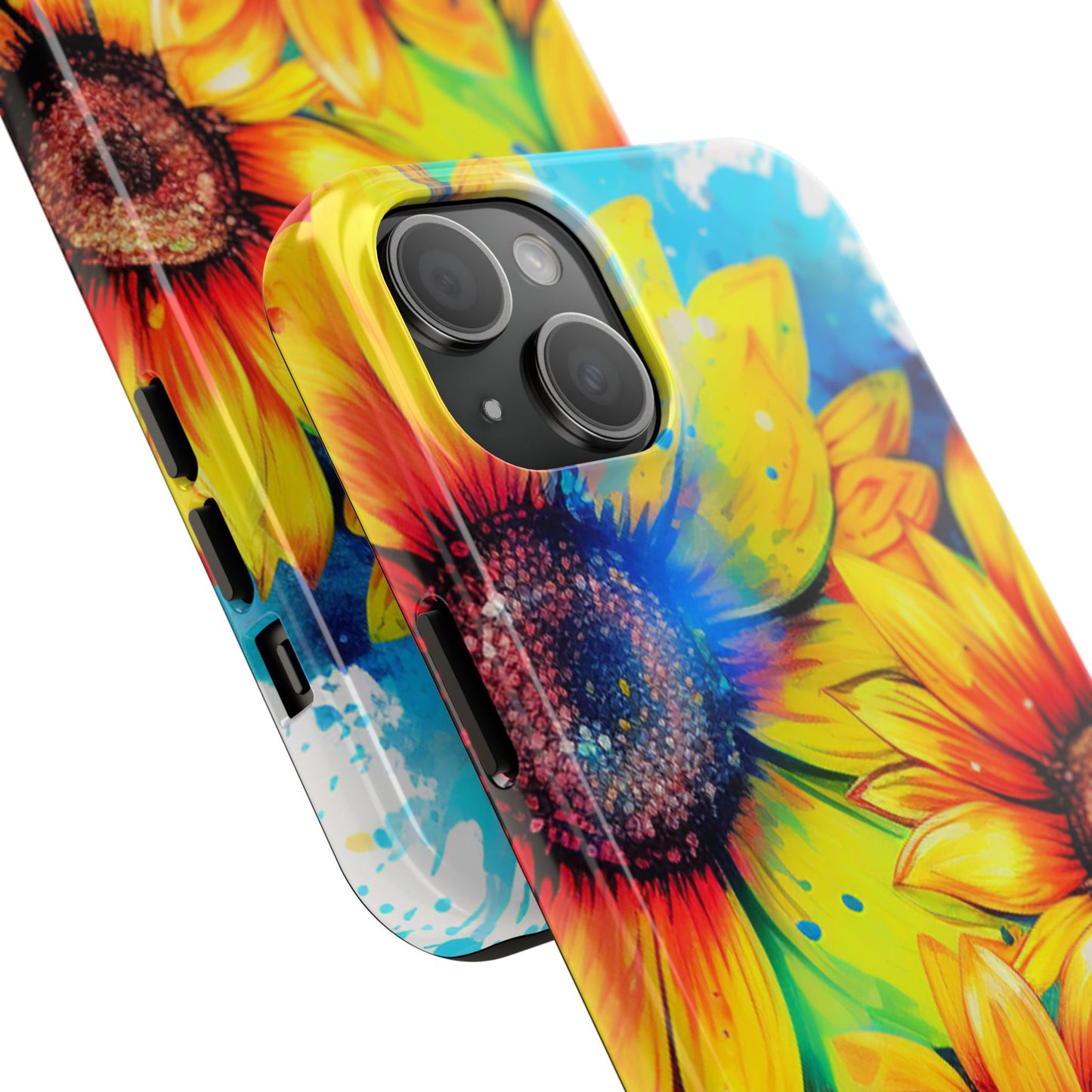 Vibrant Sunflower Splash - iPhone Series Case