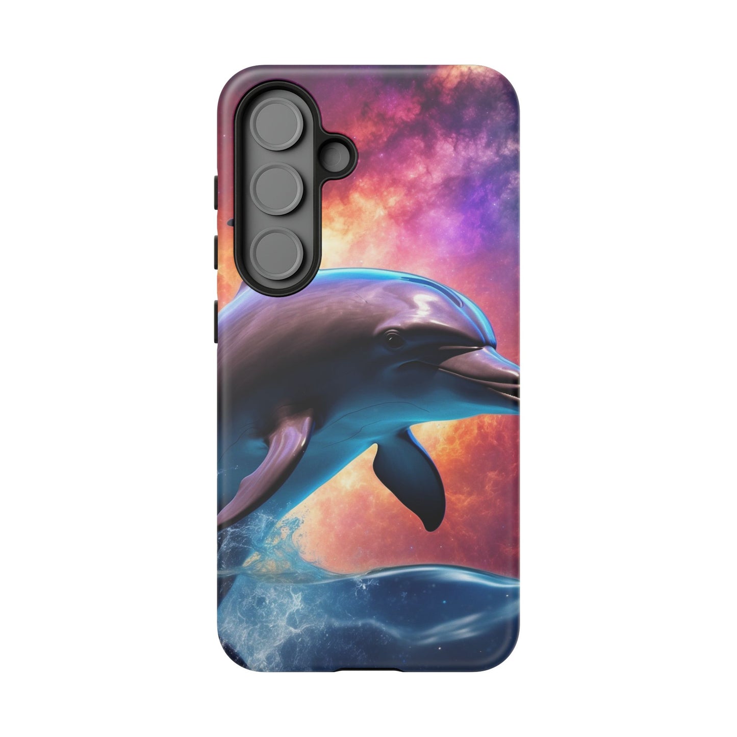 Cosmic Dolphin Galaxy Art - Samsung Galaxy Case