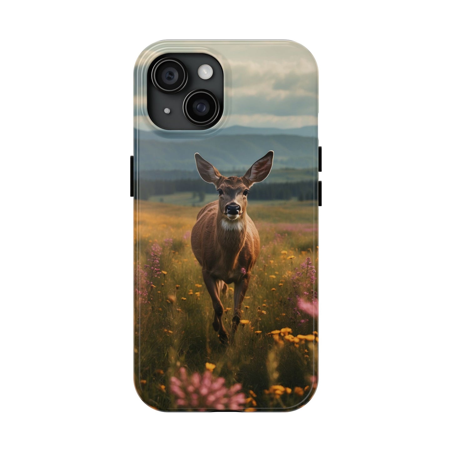 Rustic Meadow Deer – iPhone Case