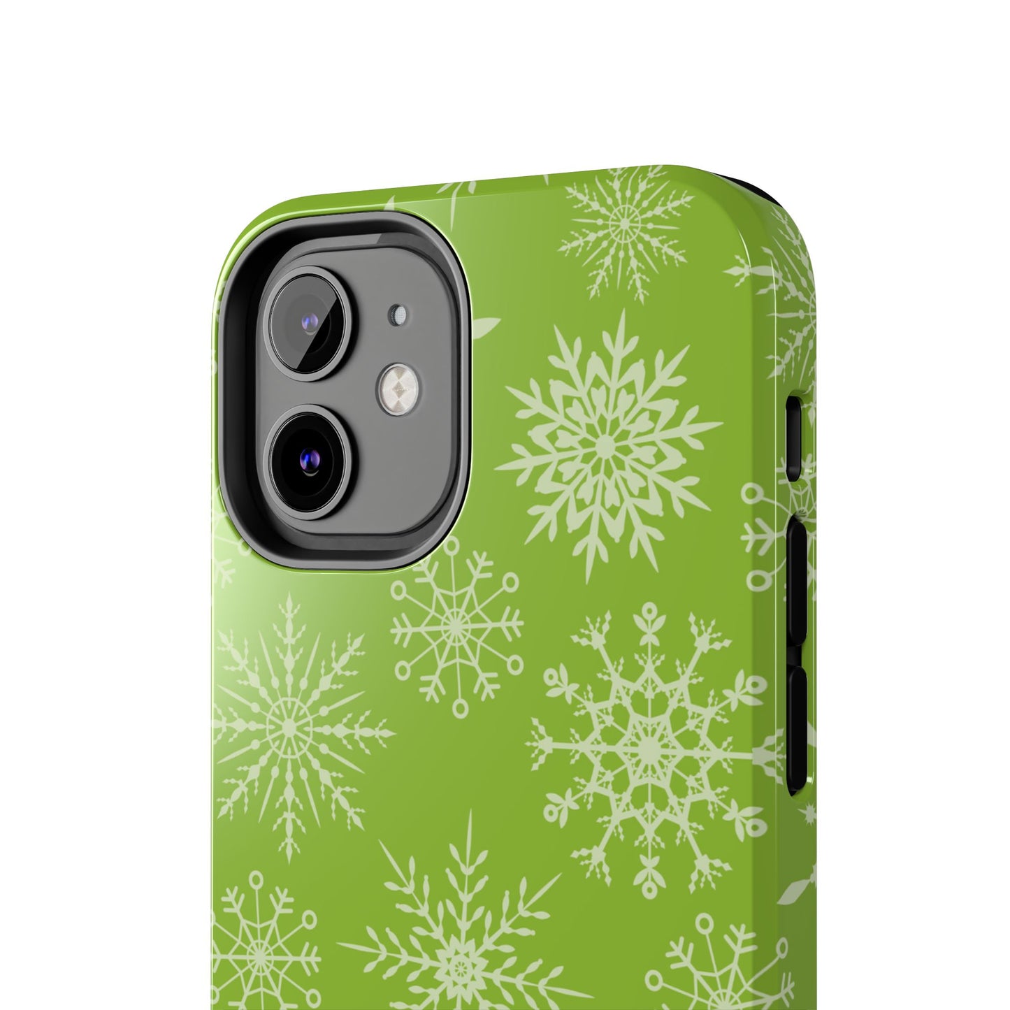 Green Snowflake Pattern – iPhone Series Case
