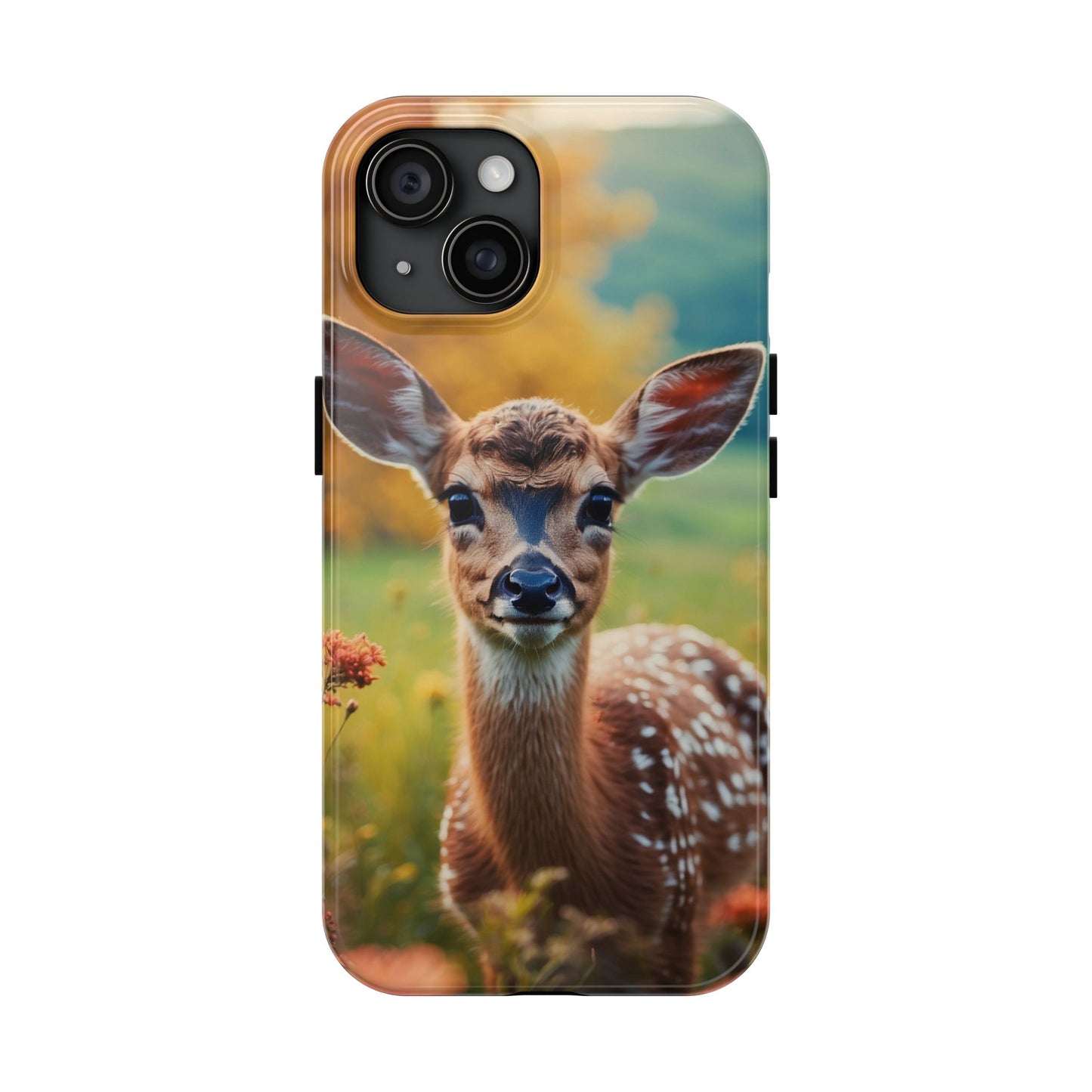 Golden Meadow Fawn iPhone Case