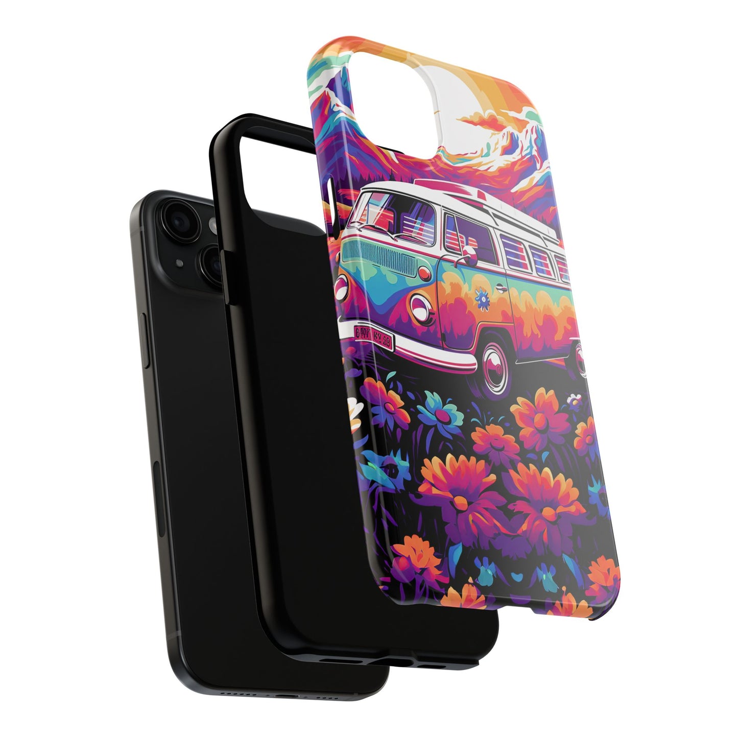 Groovy Floral Sunset Van – iPhone Series Case