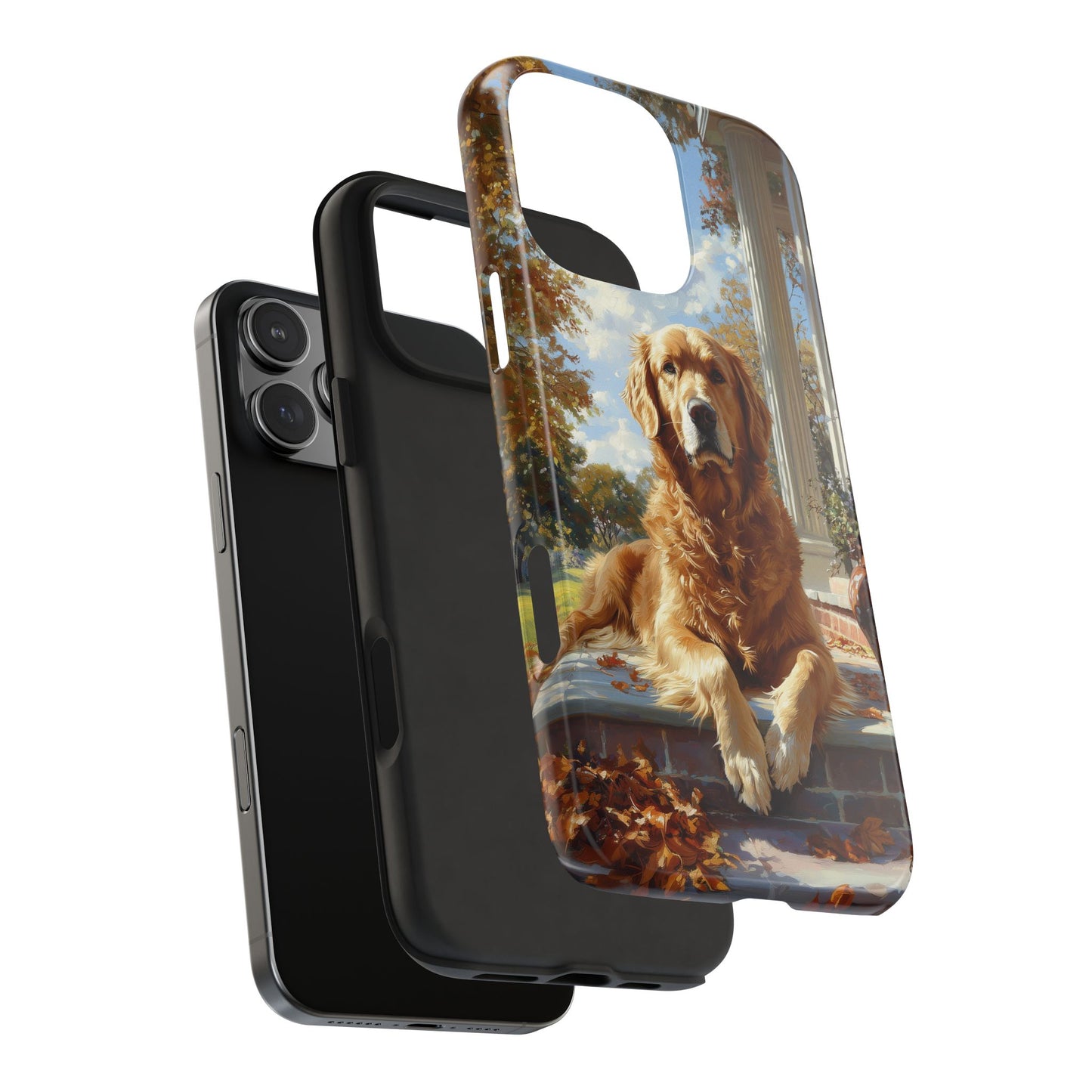 Golden Retriever Autumn Serenity - iPhone Series Case
