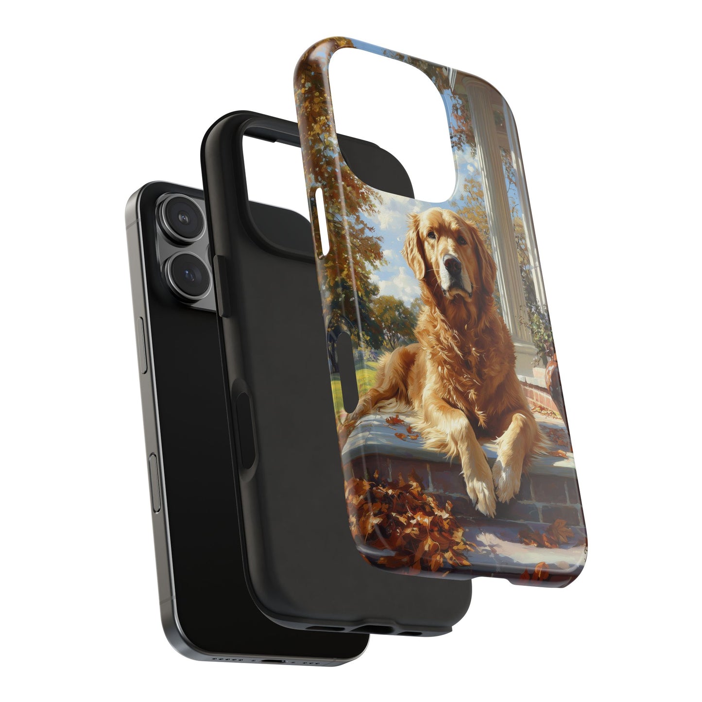 Golden Retriever Autumn Serenity - iPhone Series Case