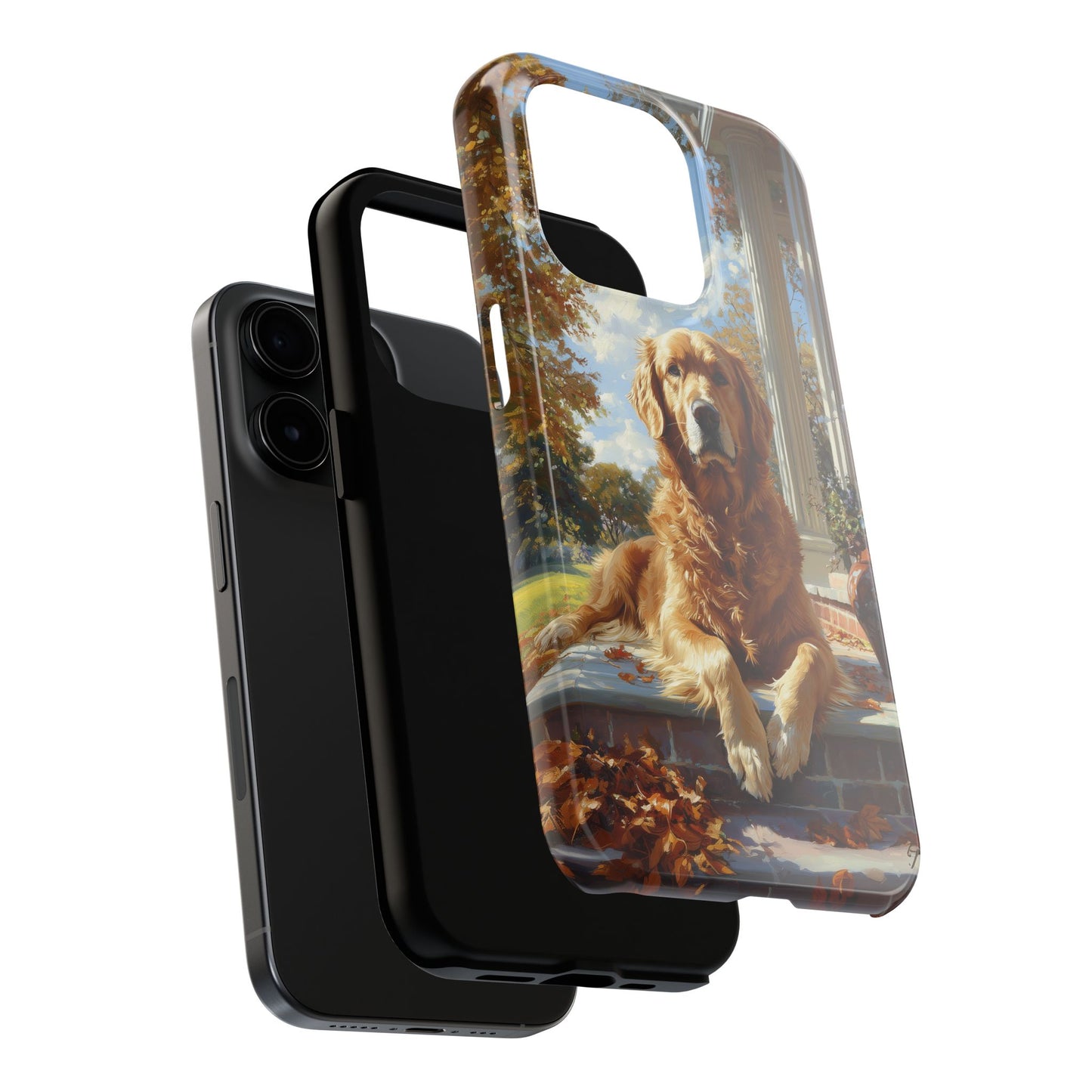 Golden Retriever Autumn Serenity - iPhone Series Case