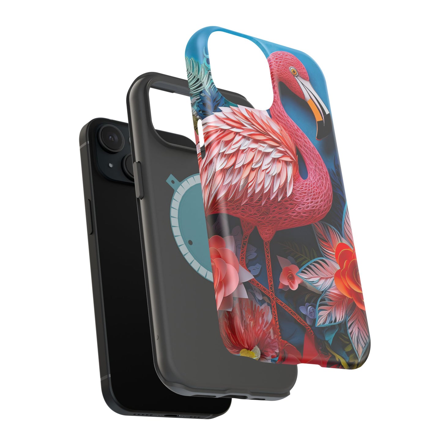 Flamingo Dreams – Bold Tropical MagSafe iPhone Case