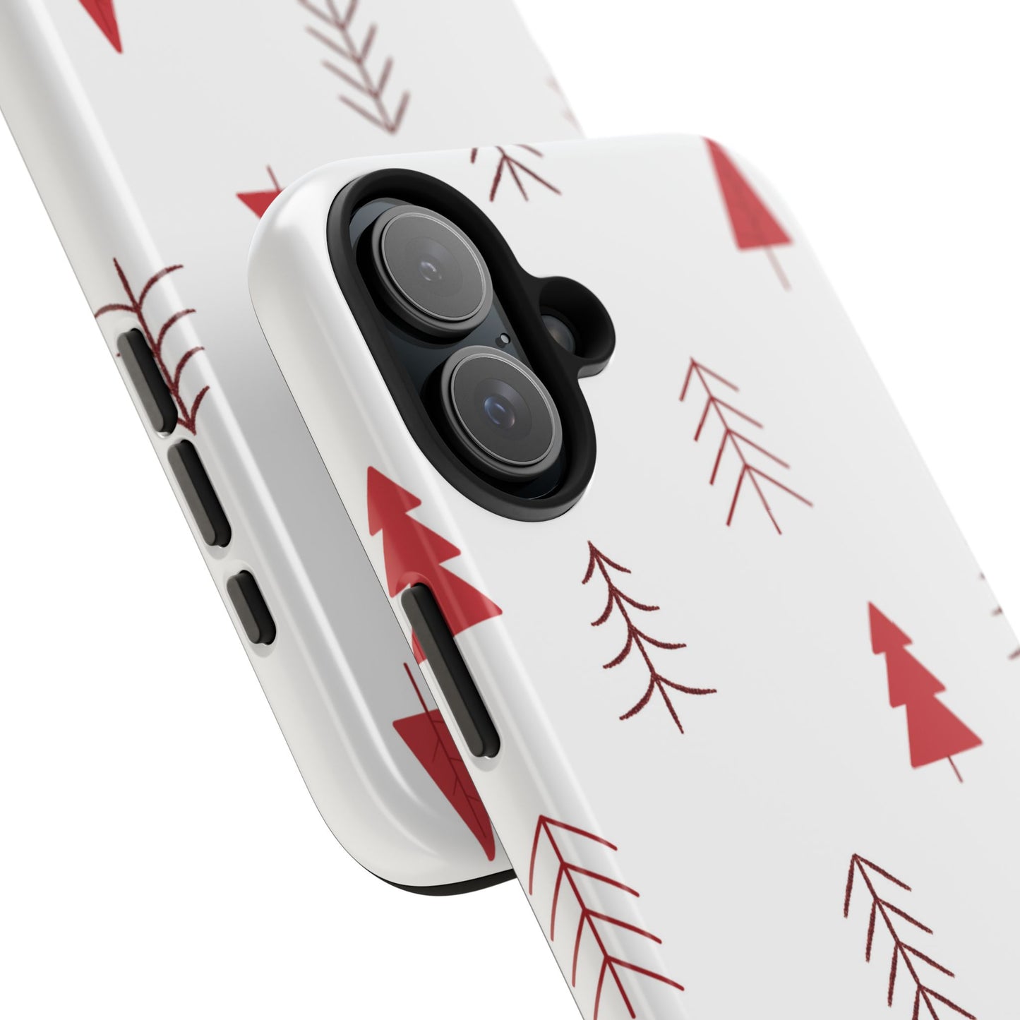 Scandi Red Pine Trees - iPhone Series Case