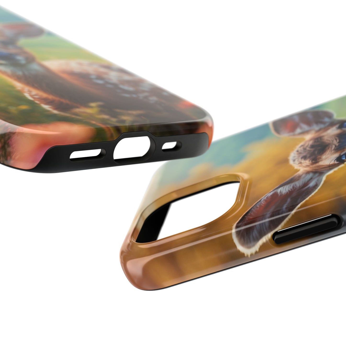 Golden Meadow Fawn iPhone Case