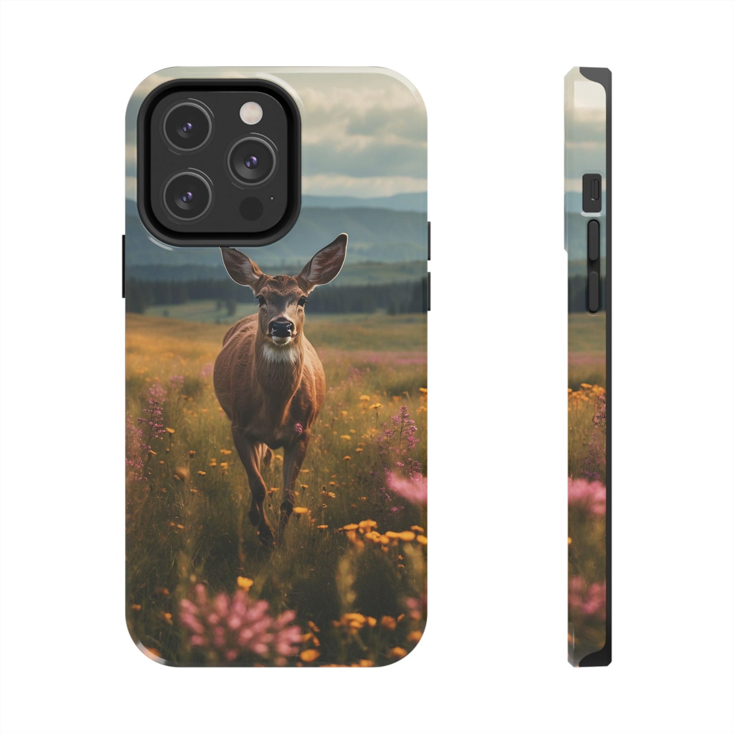 Rustic Meadow Deer – iPhone Case