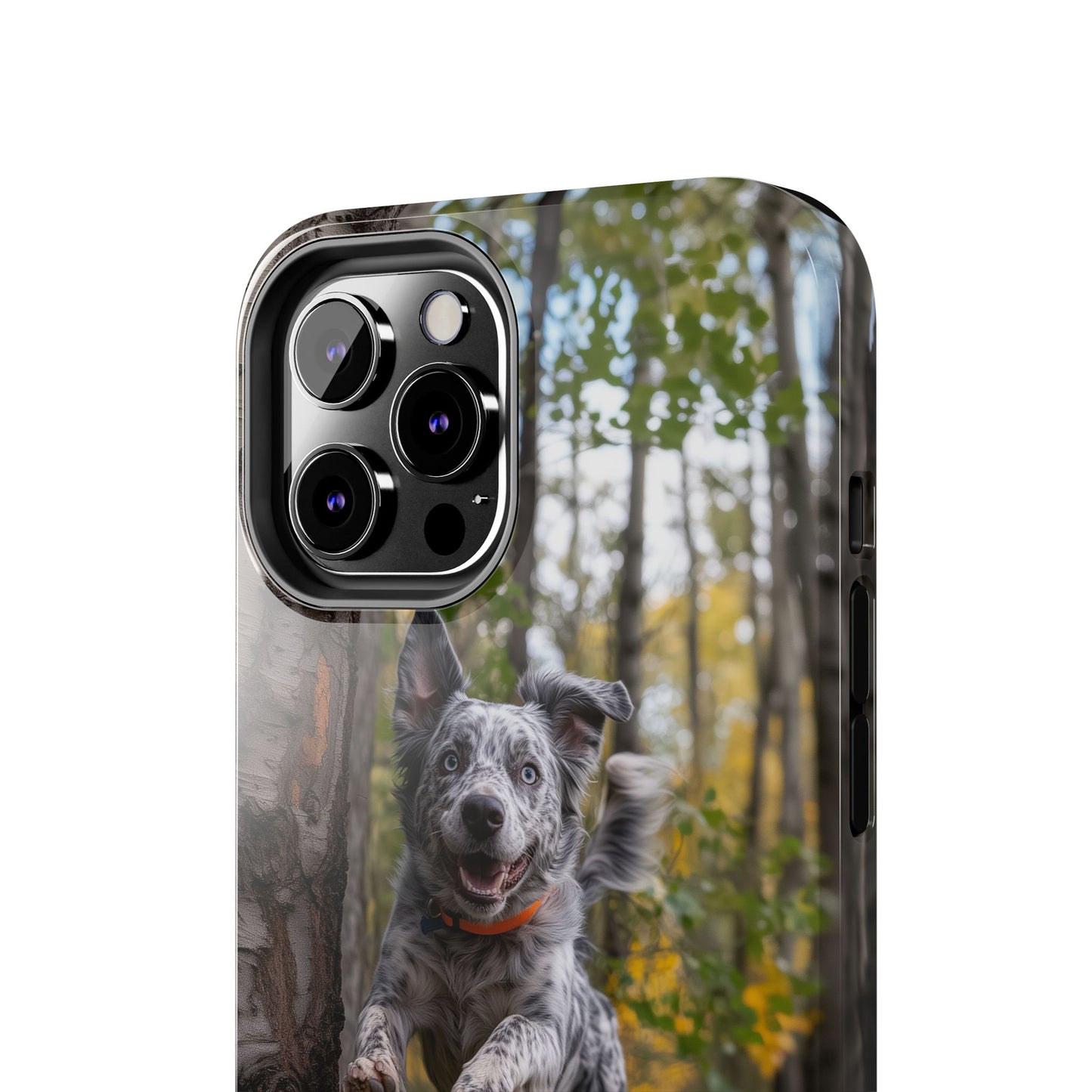 Happy Forest Dog iPhone Case – Nature-Inspired Protective Cover