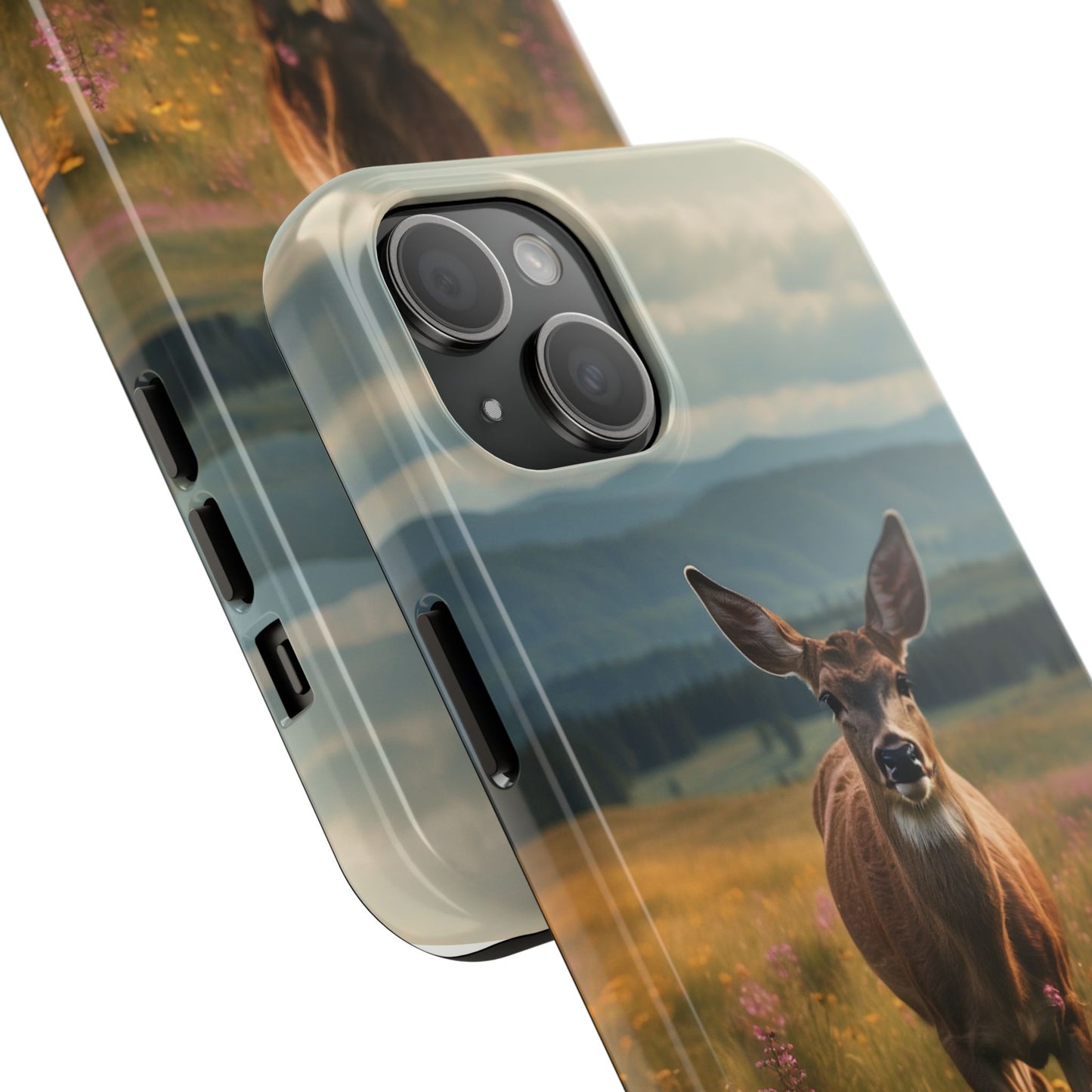 Rustic Meadow Deer – iPhone Case