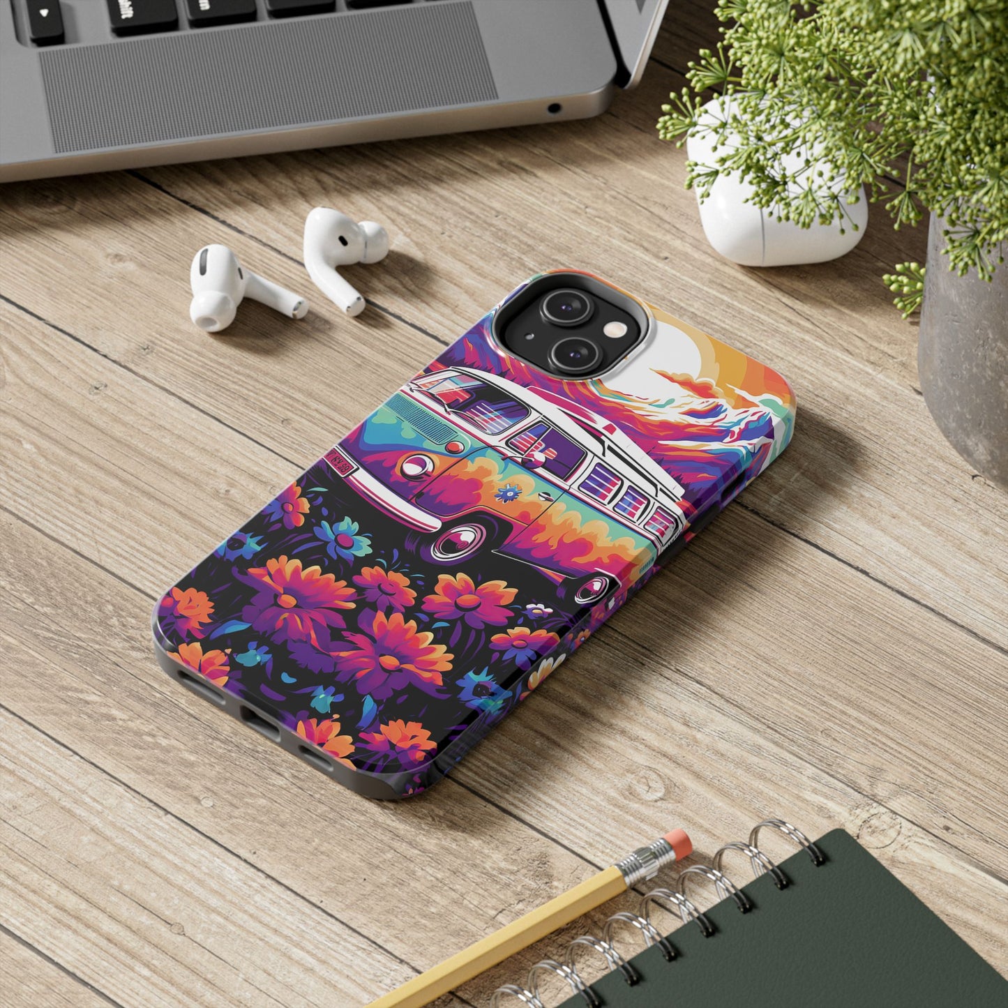Groovy Floral Sunset Van – iPhone Series Case