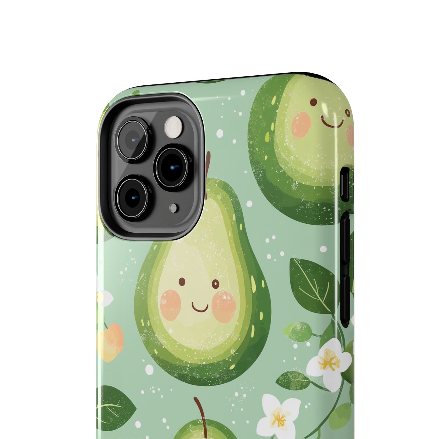 Smiling Avocados Tough iPhone Case – Cute Avocado Design, Dual - Layer Protection - BOGO Cases