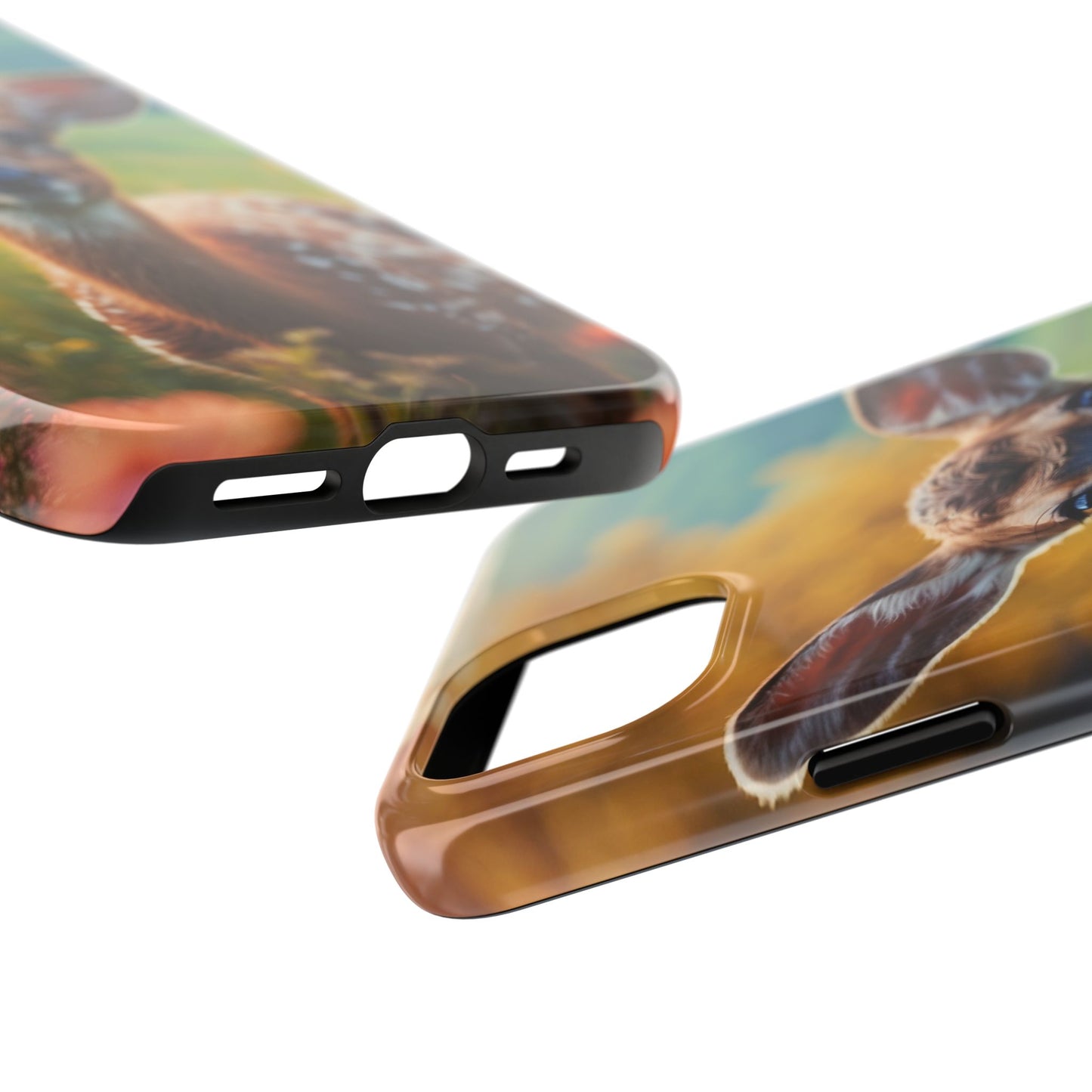 Golden Meadow Fawn iPhone Case