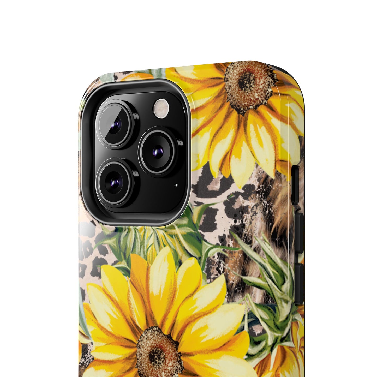 Leopard Sunflower Chic - iPhone Series Case