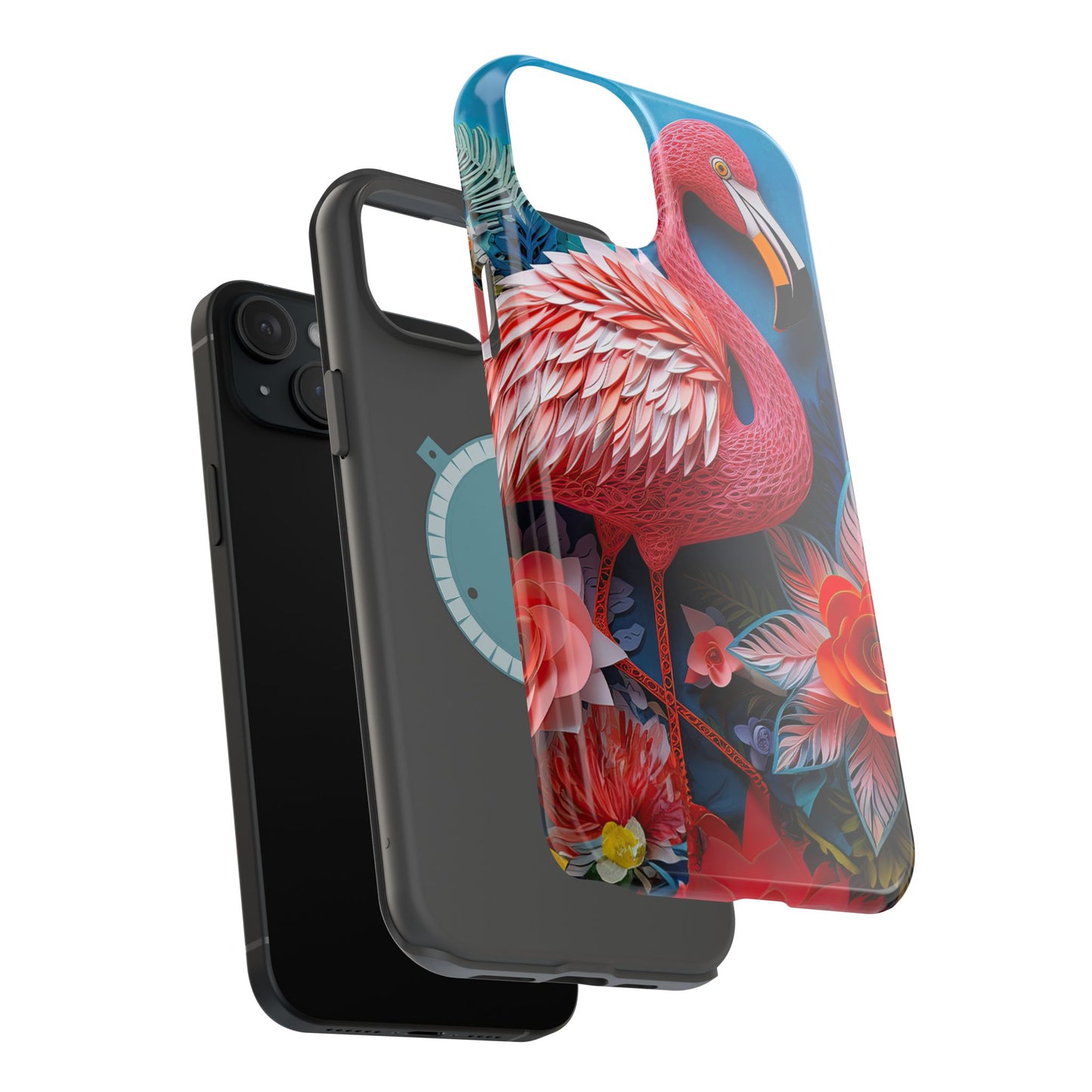 Flamingo Dreams – Bold Tropical MagSafe iPhone Case
