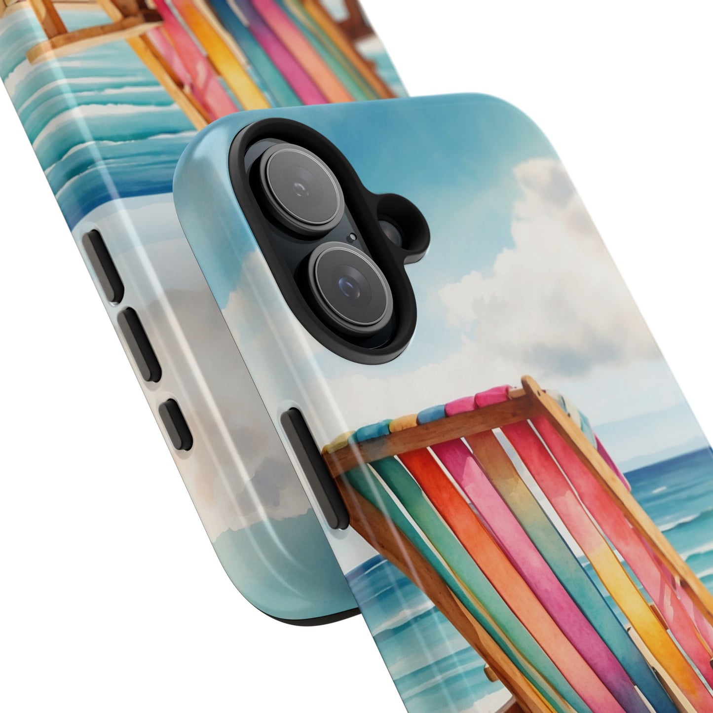 Vibrant Beach Escape iPhone Case – Tropical Summer Design