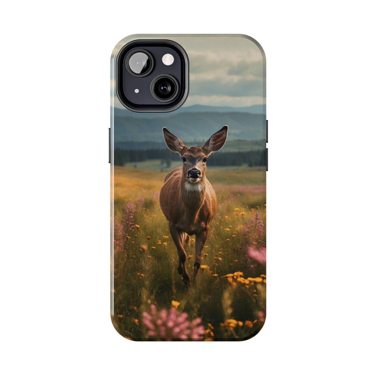 Rustic Meadow Deer – iPhone Case