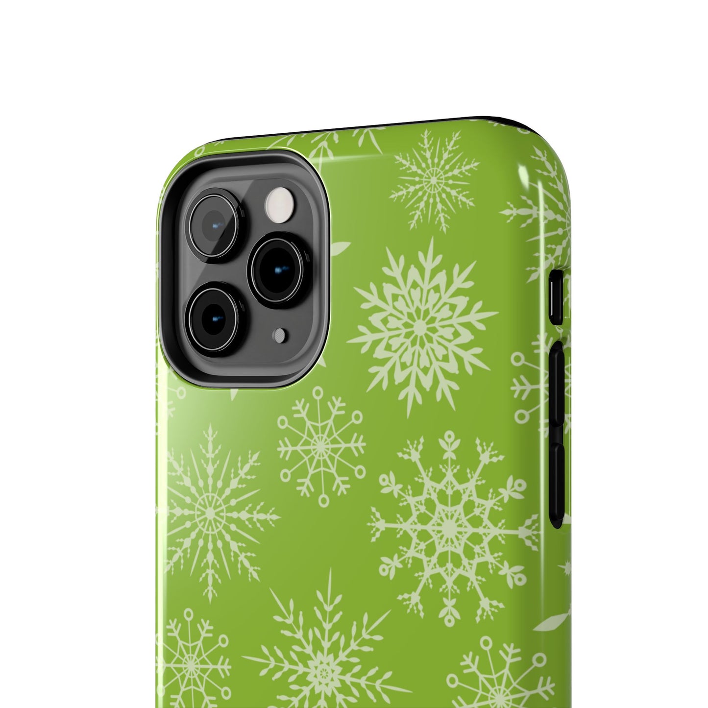Green Snowflake Pattern – iPhone Series Case