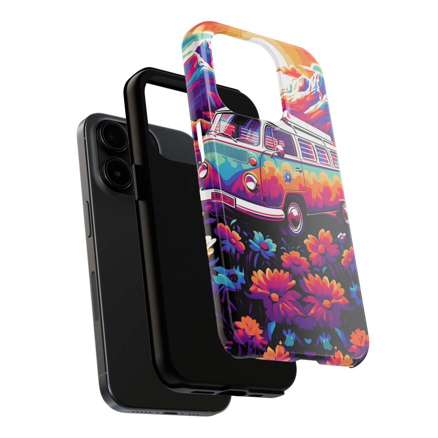 Groovy Floral Sunset Van – iPhone Series Case