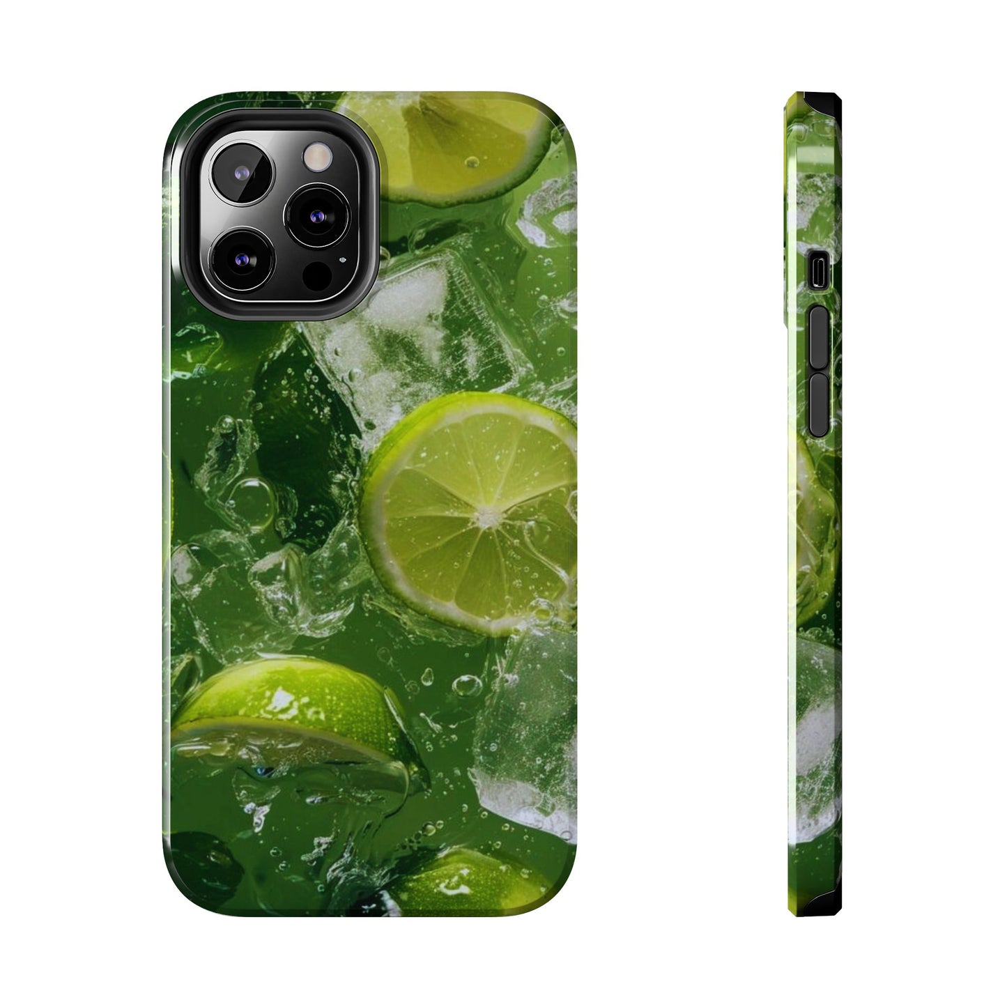Refreshing Lime Splash iPhone Case – Tough Protection, Vivid Dual - Layer Design - BOGO Cases
